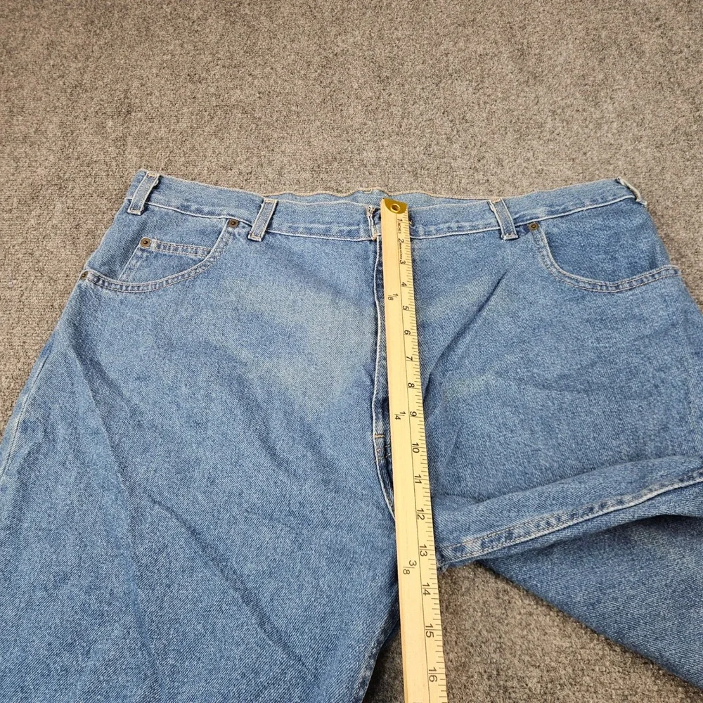 Backroad Blues Denim Mens Jean Shorts Blue Mid Wash 100% Cotton Size 42 125480